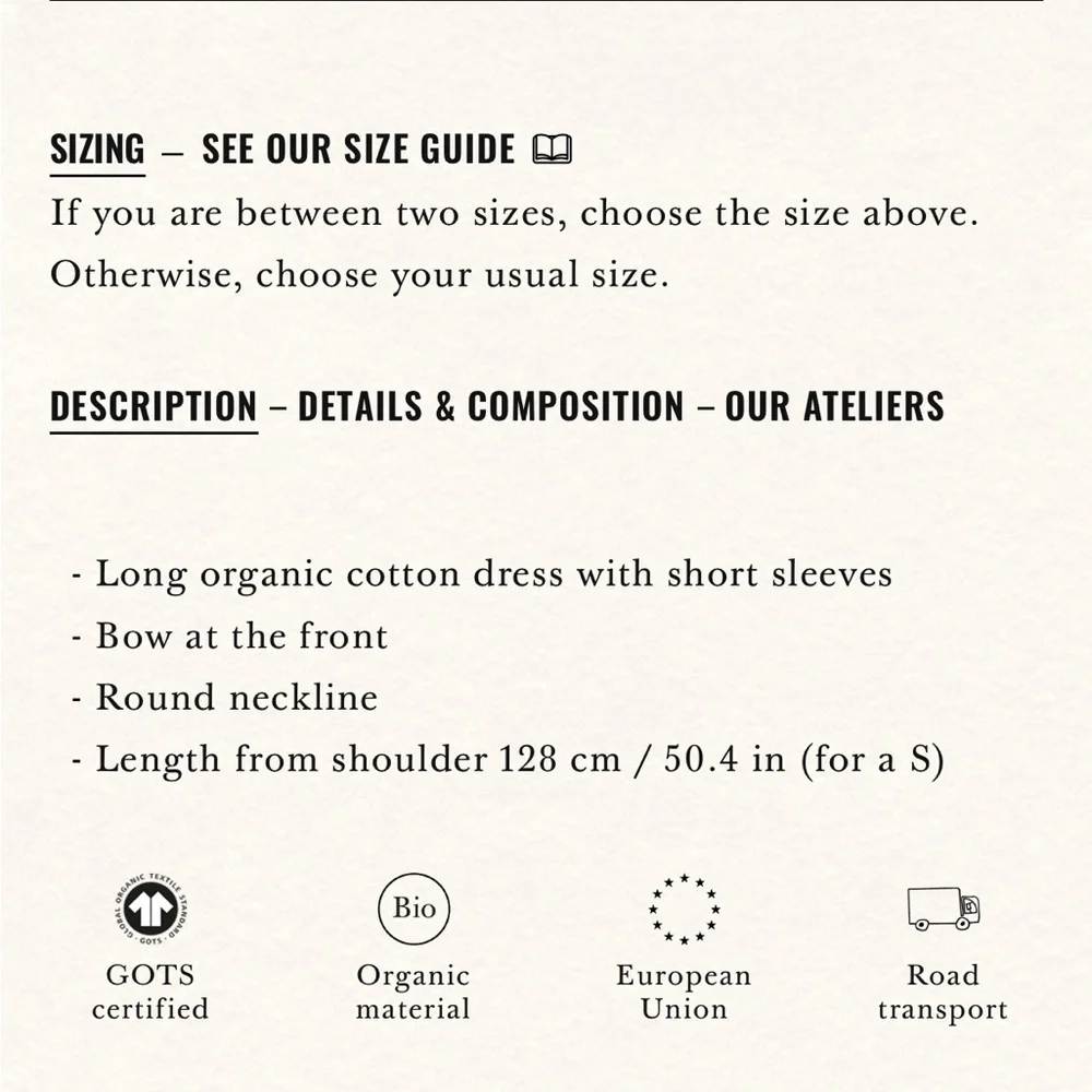 Sezane Kelly Green Pippa dress long - Picture 9 of 9